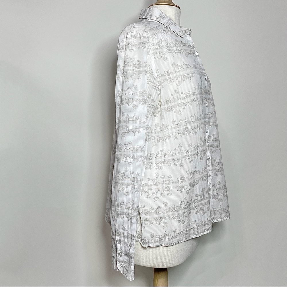 Pendleton Lightweight Button Front Top L - image 7